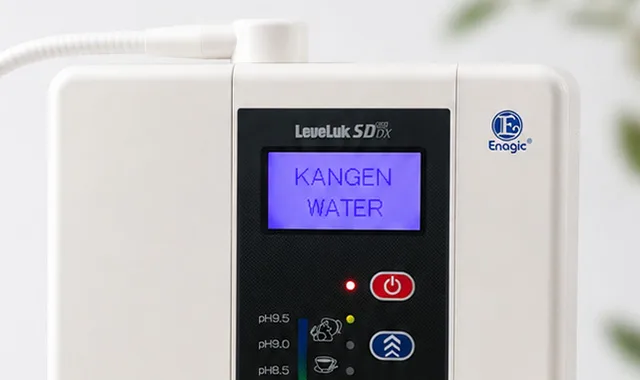 LCD zaslon SD501DX s prikazom „Kangen Water"